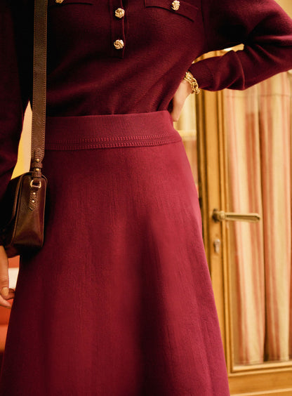 Skirt 225jasmine Wine