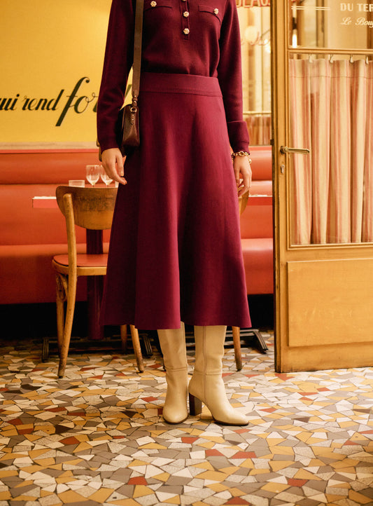 Skirt 225jasmine Wine