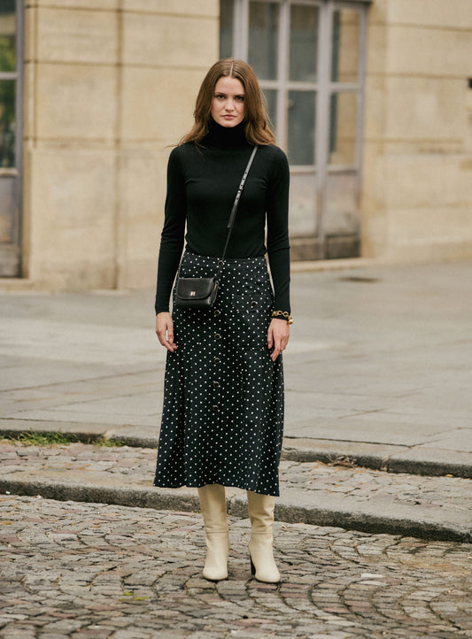 Skirt 225jazz Pois Noir