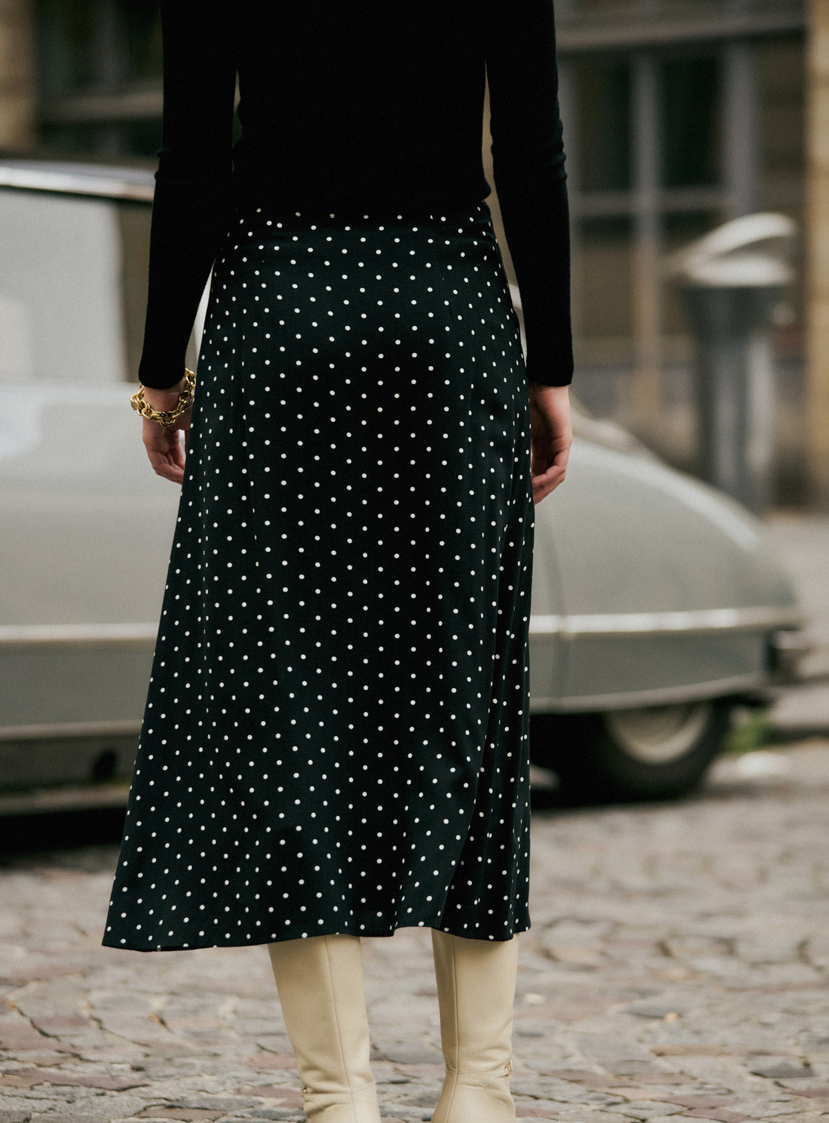 Skirt 225jazz Pois Noir