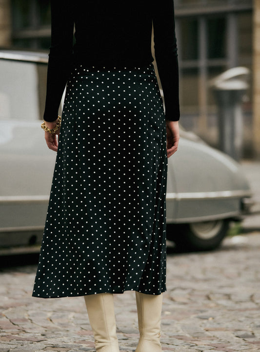 Skirt 225jazz Pois Noir