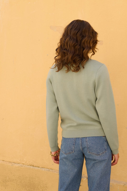 Pullover 225macha Celadon