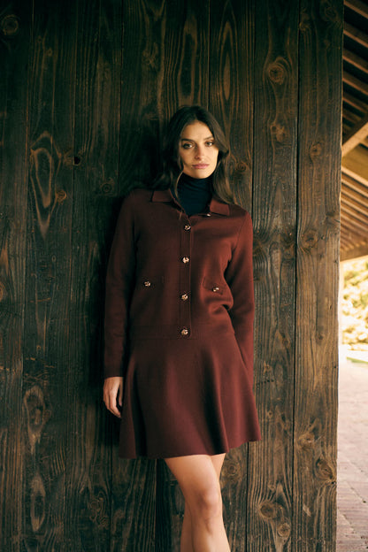 Cardigan 225melba Marron