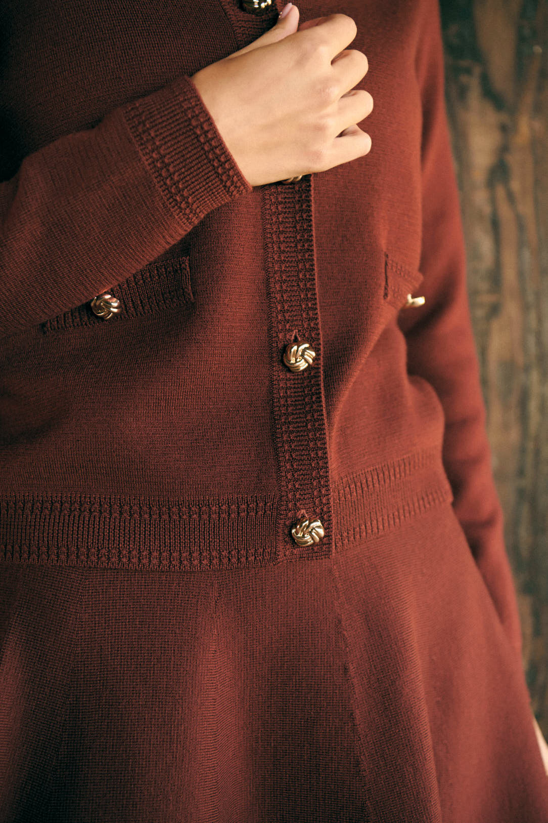 Cardigan 225melba Marron