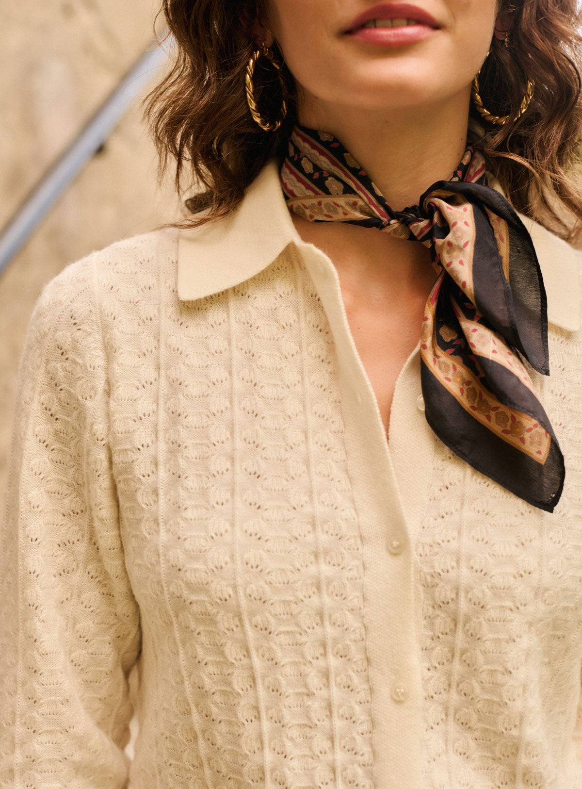 Cardigan 225mia Ecru