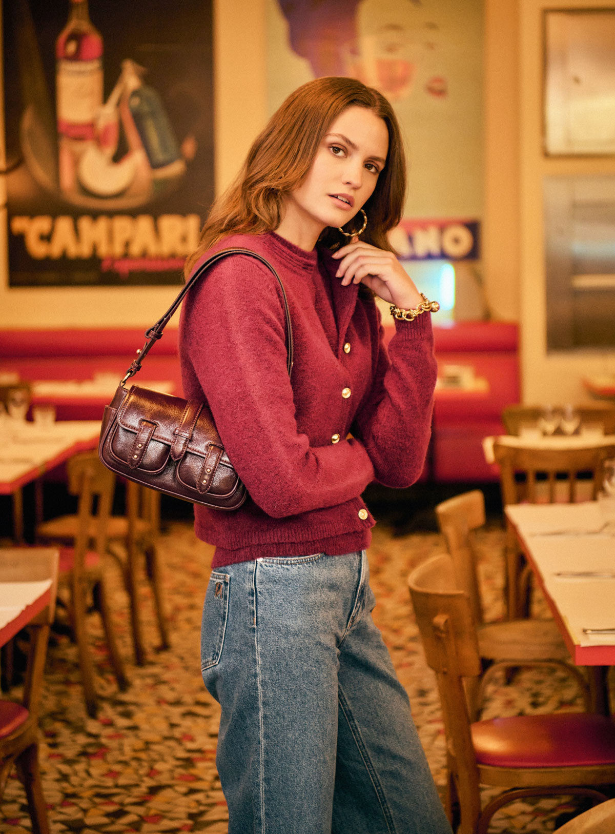 Cardigan 225myriam Wine