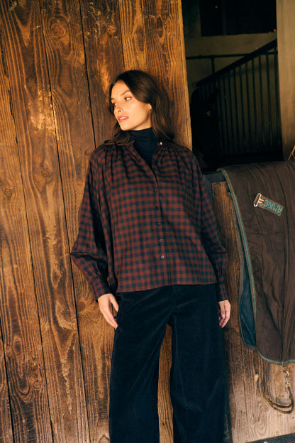 Shirt 225tea Carreaux Noisette