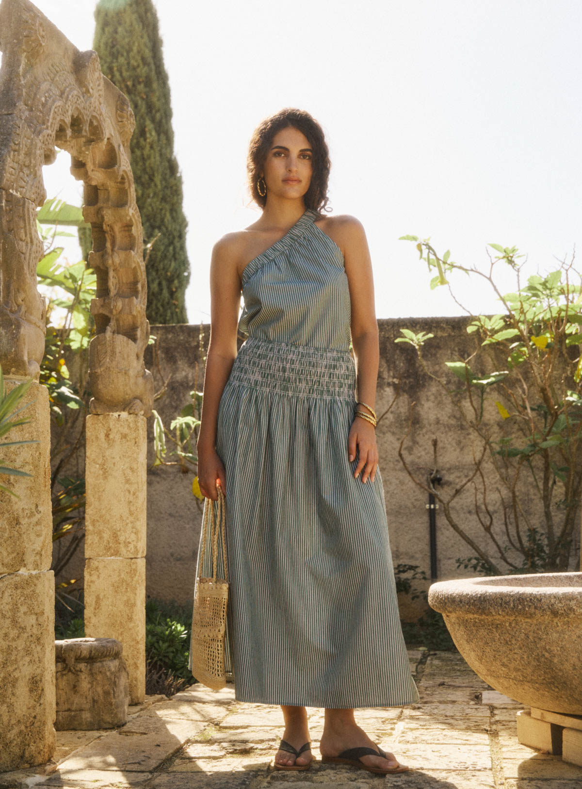 Women's Skirt Woven Fabric Annie Raye 126 - Basilic
