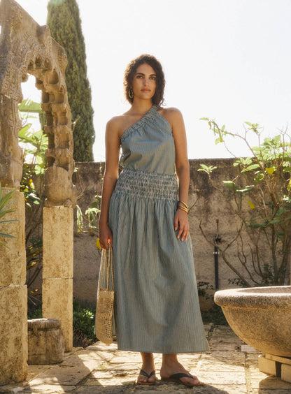 Women's Skirt Woven Fabric Annie Raye 126 - Basilic
