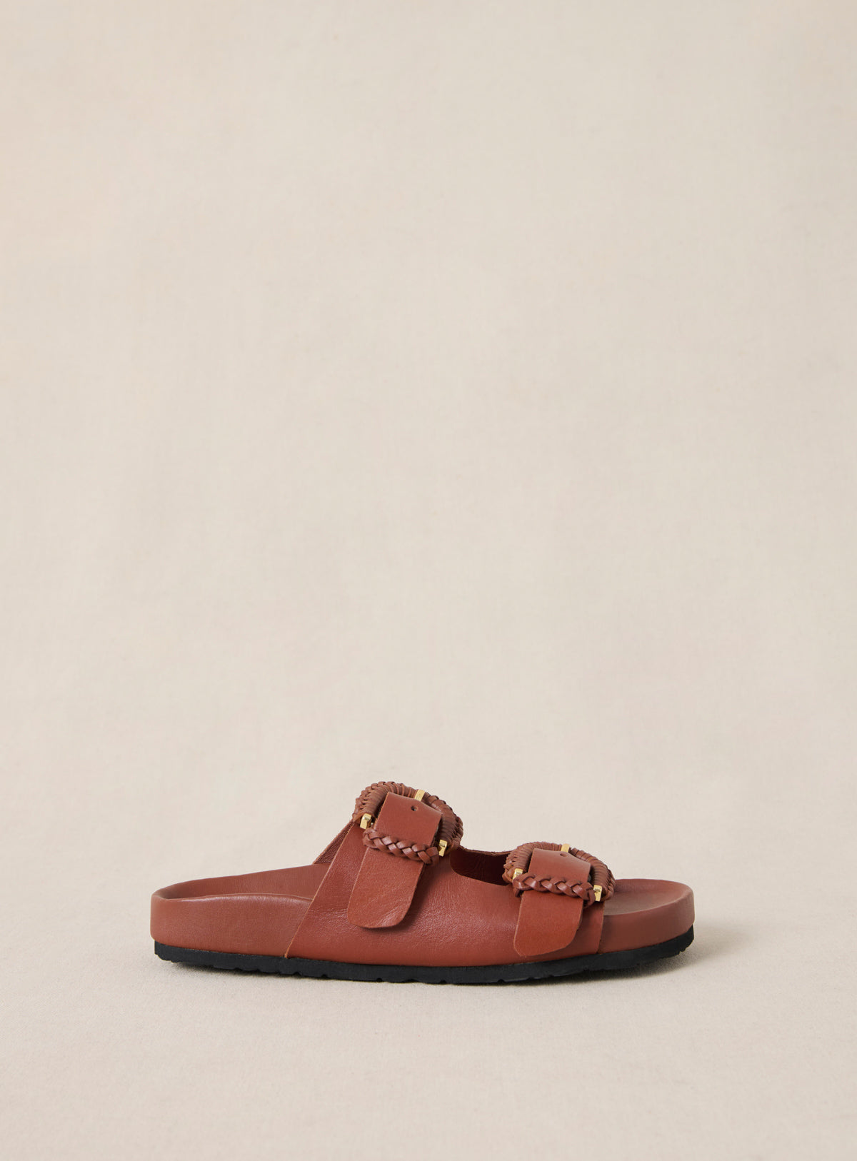 Sandal Cora Cuir Camel