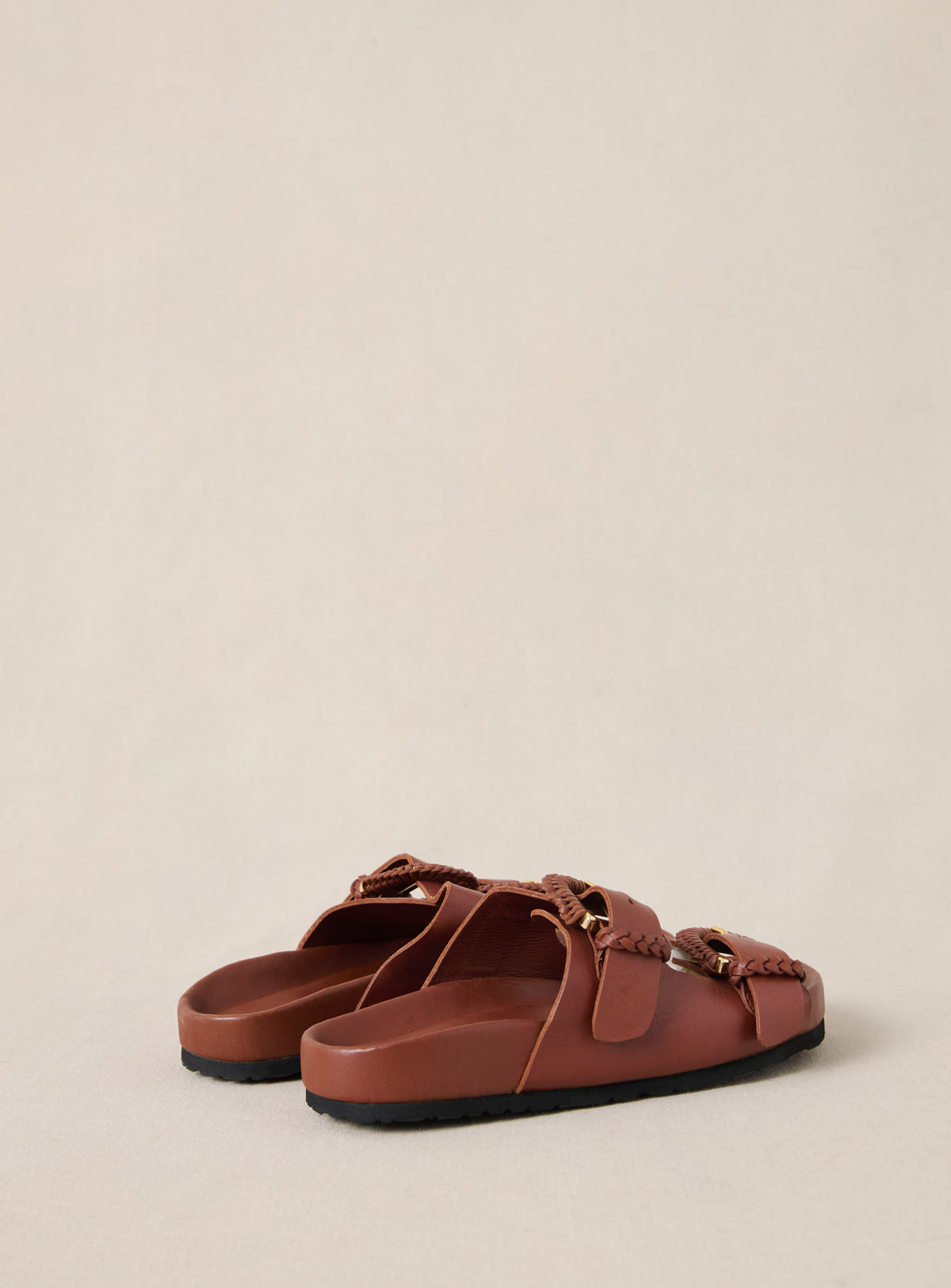 Sandal Cora Cuir Camel