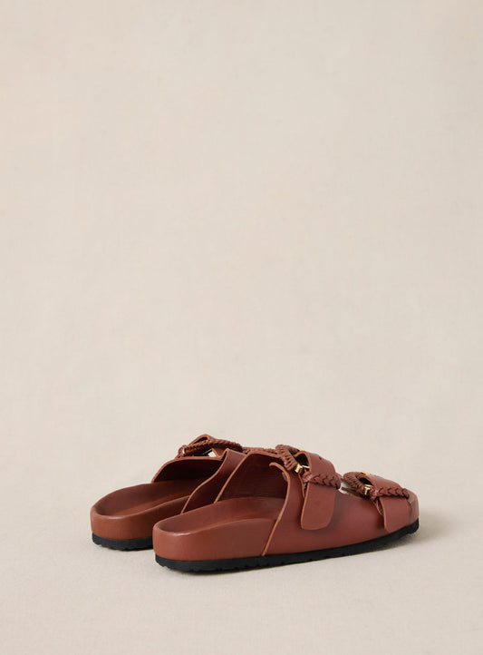 Sandal Cora Cuir Camel