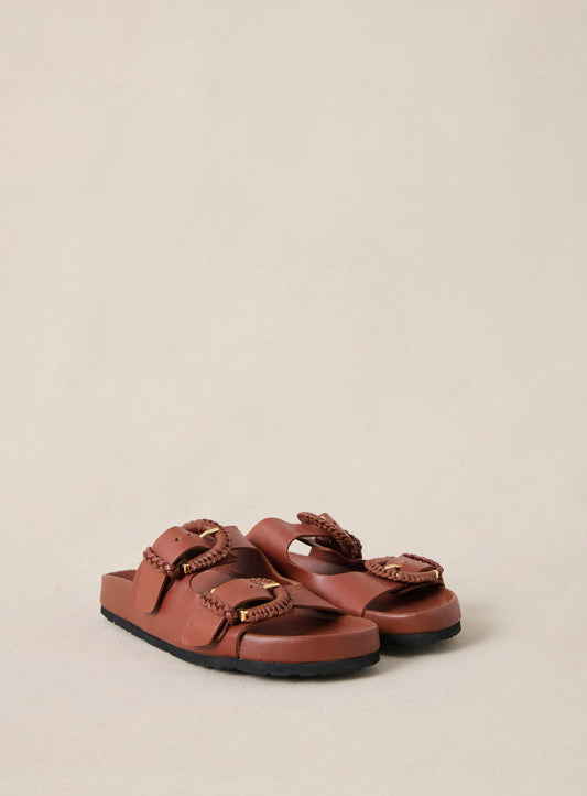 Sandal Cora Cuir Camel