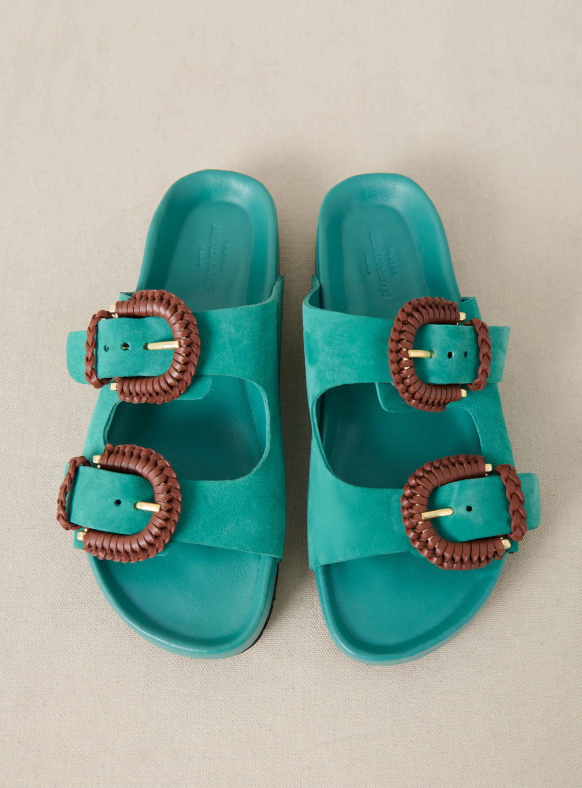 Sandal Cora Suede Agave