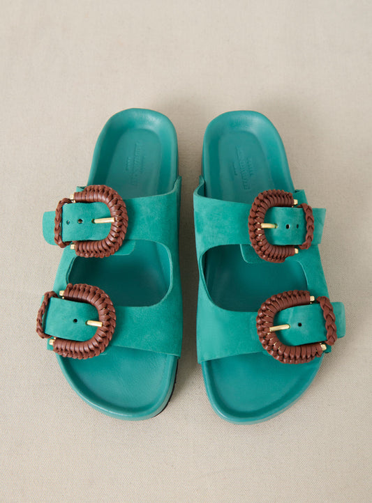 Sandal Cora Suede Agave