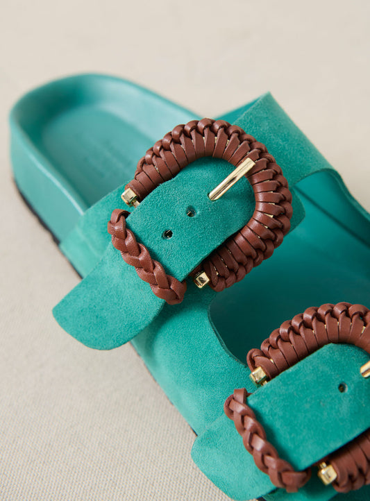 Sandal Cora Suede Agave