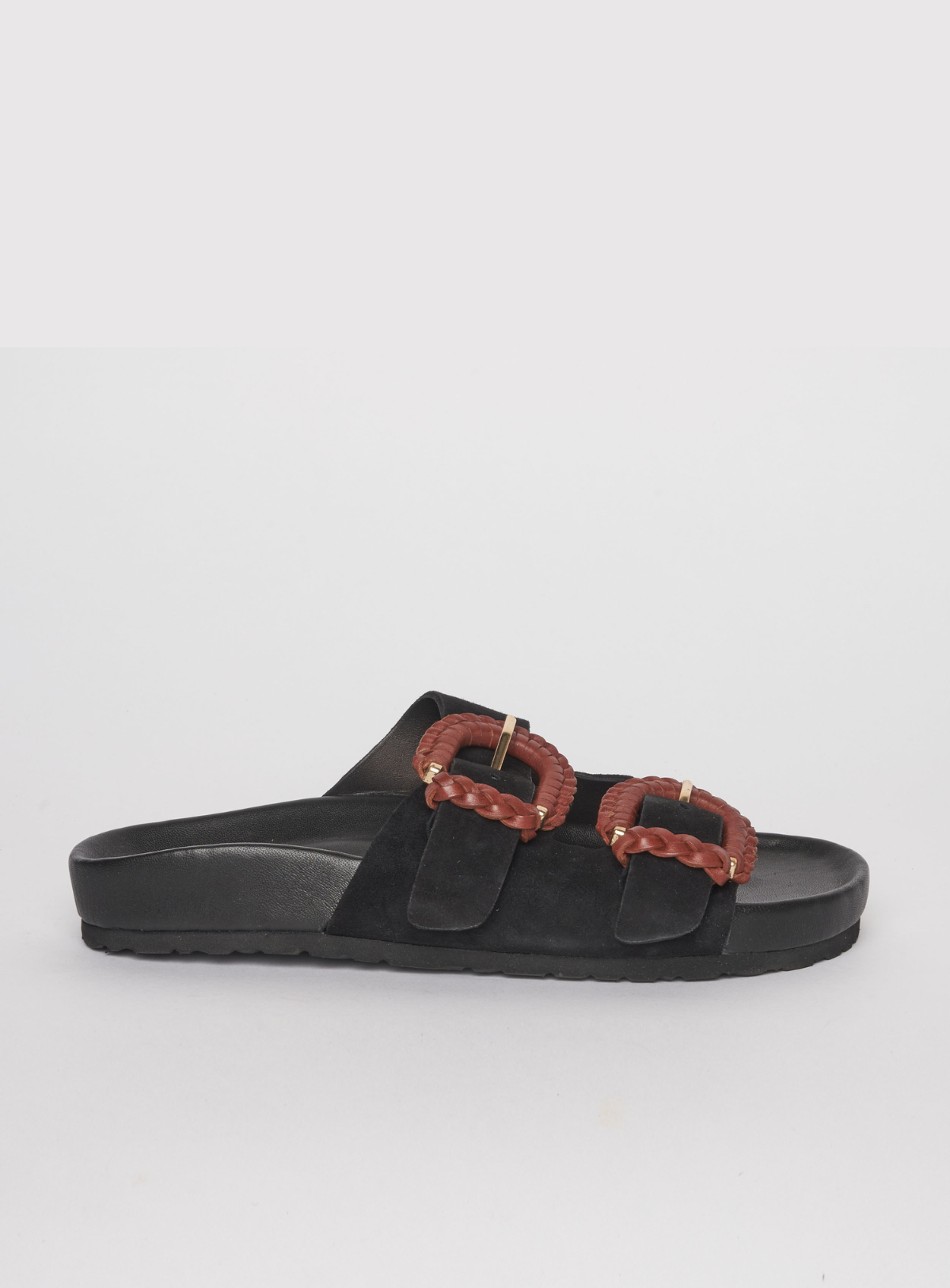 Sandal Cora Suede Noir