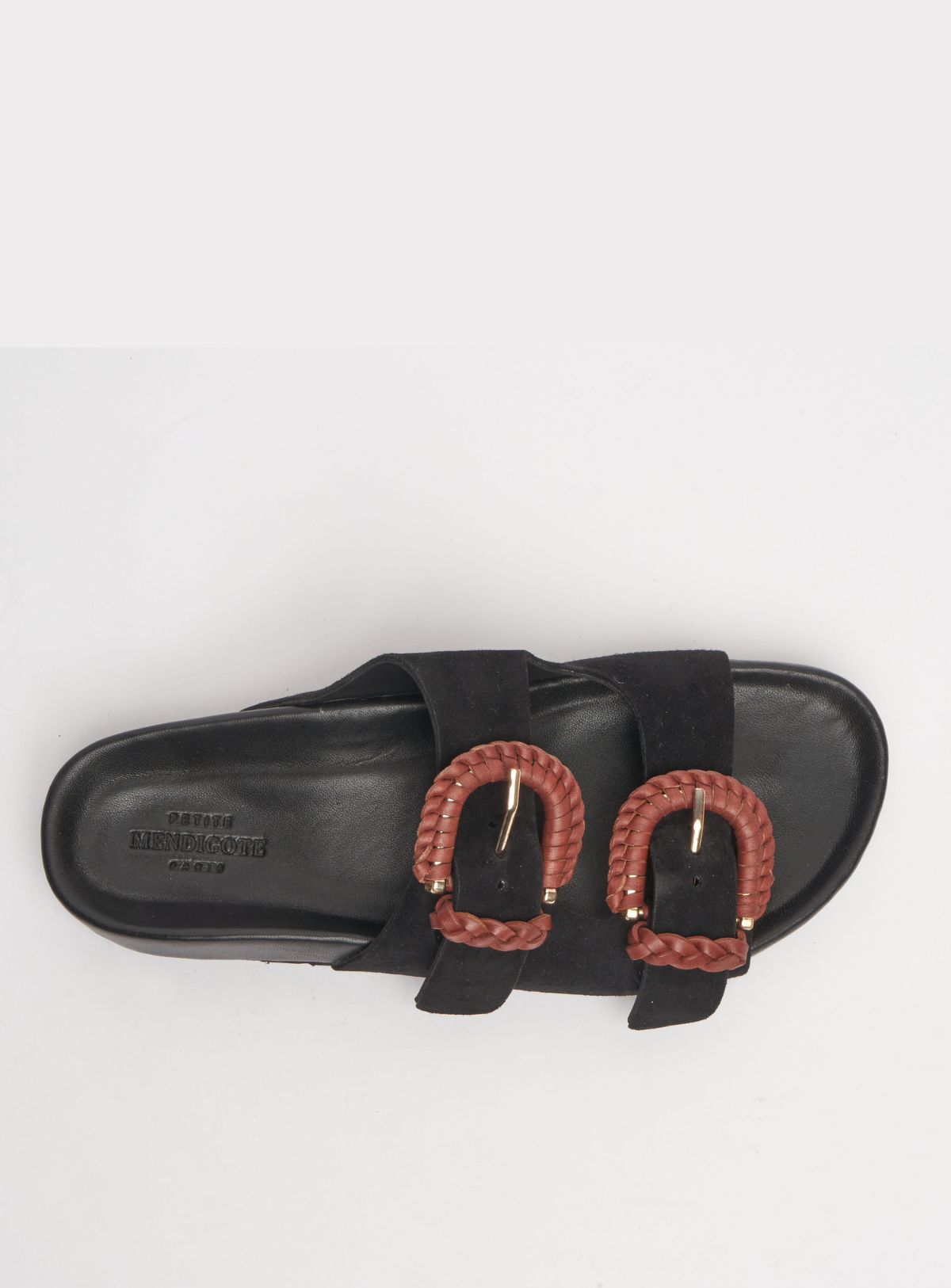 Sandal Cora Suede Noir