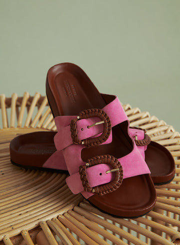 Sandal Cora S Cora Suede Orchidee