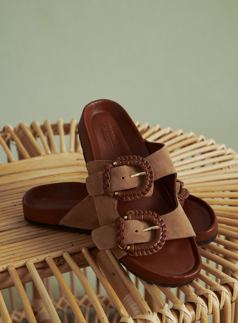 Sandal Cora S Cora Suede Taupe