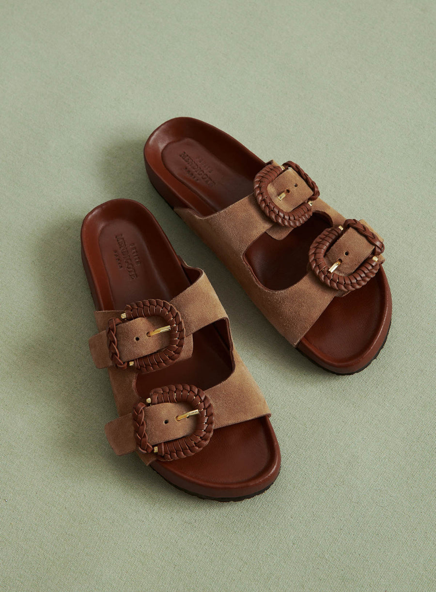 Sandal Cora S Cora Suede Taupe