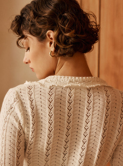Cardigan Diane 126 Ecru