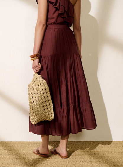 Skirt Jill Uni 126 Brown