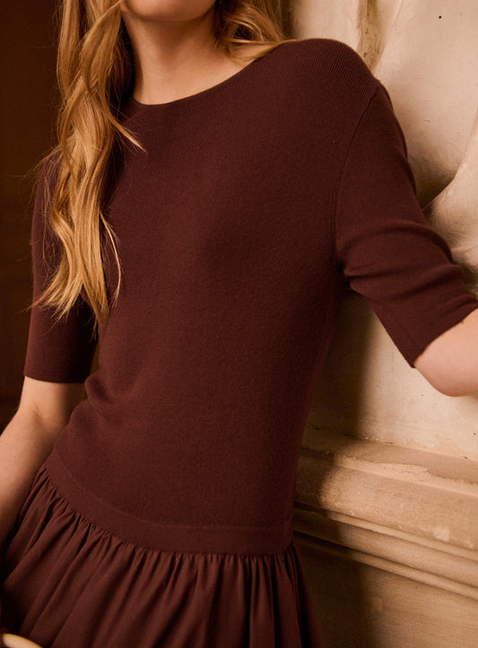 Dress Laura 126 Brown