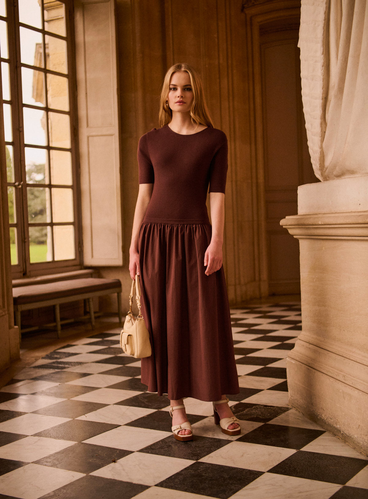 Dress Laura 126 Brown