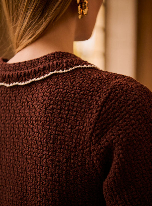 Cardigan Mina 126 Chocolat