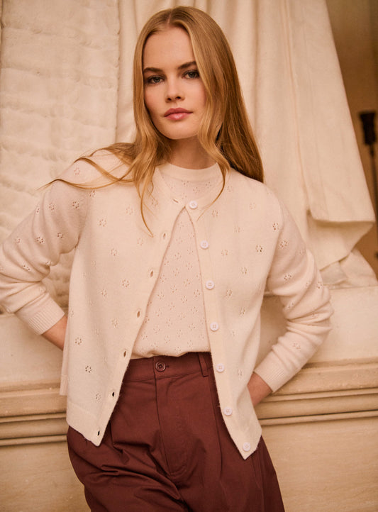 Cardigan Myriam 126 Ecru