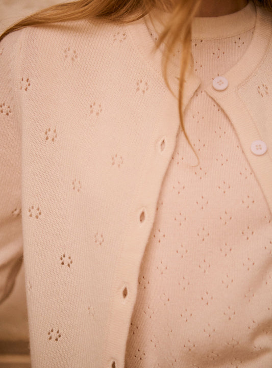 Cardigan Myriam 126 Ecru