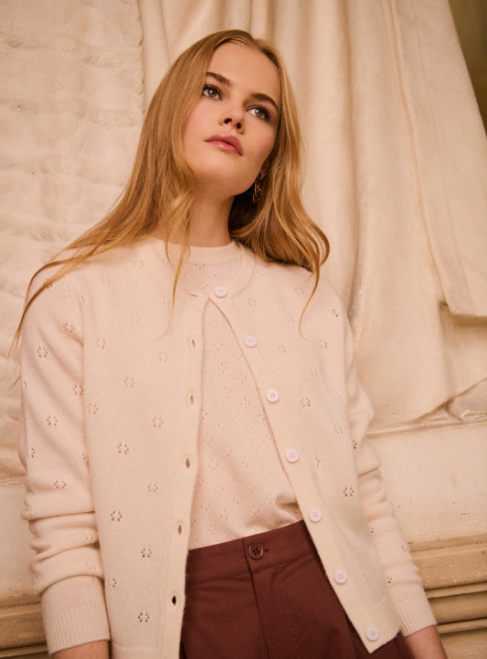 Cardigan Myriam 126 Ecru