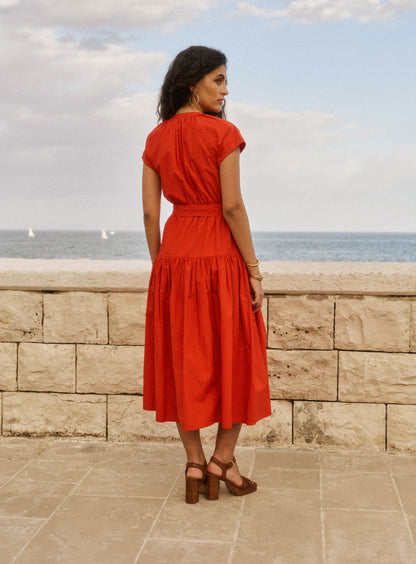 Dress Rachel 126 Coquelicot