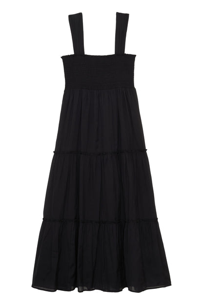 Women's Dress 100% Polyester Woven Satin Crepe - Black