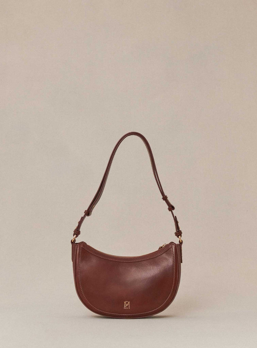 Shoulder Bag Saula Cuir Brun