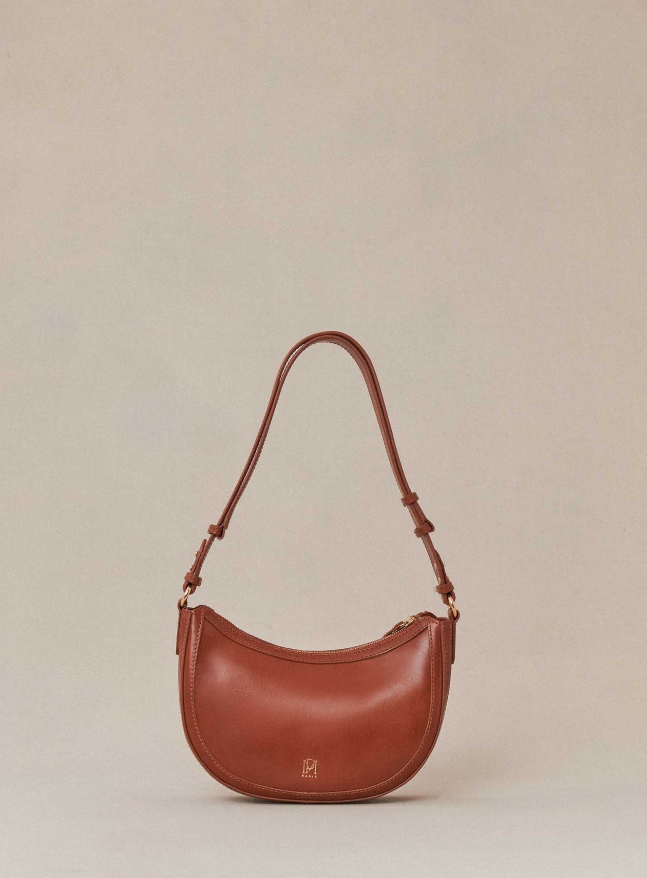 Shoulder Bag Saula Cuir Camel