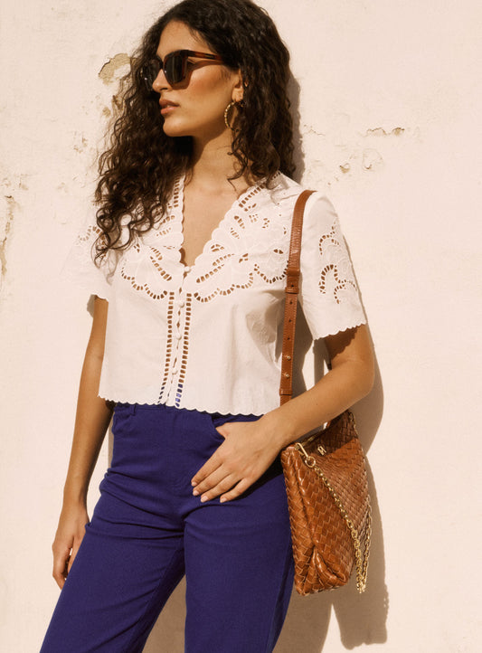 Blouse Theo 126 Ecru