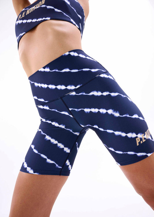 Shorts Ascend Bike Shor Tie-Dye-Print