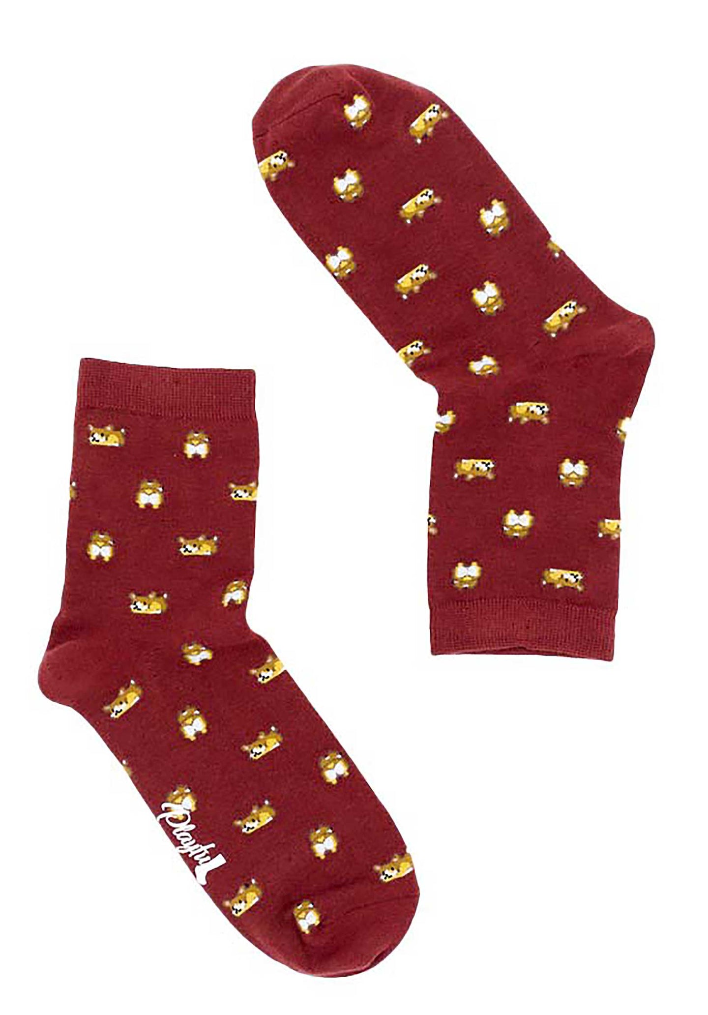 Socks Corgi Red
