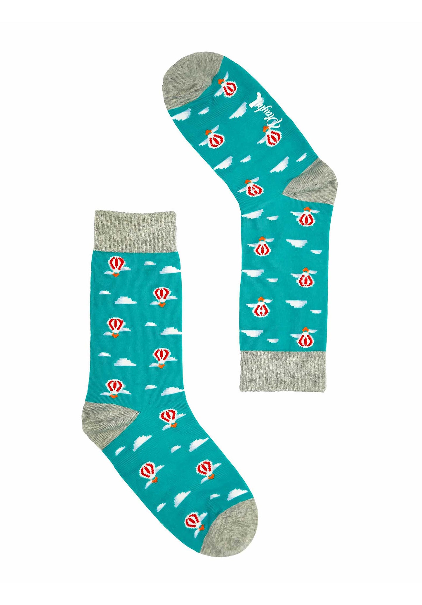 Socks Hot Air Balloon Blue