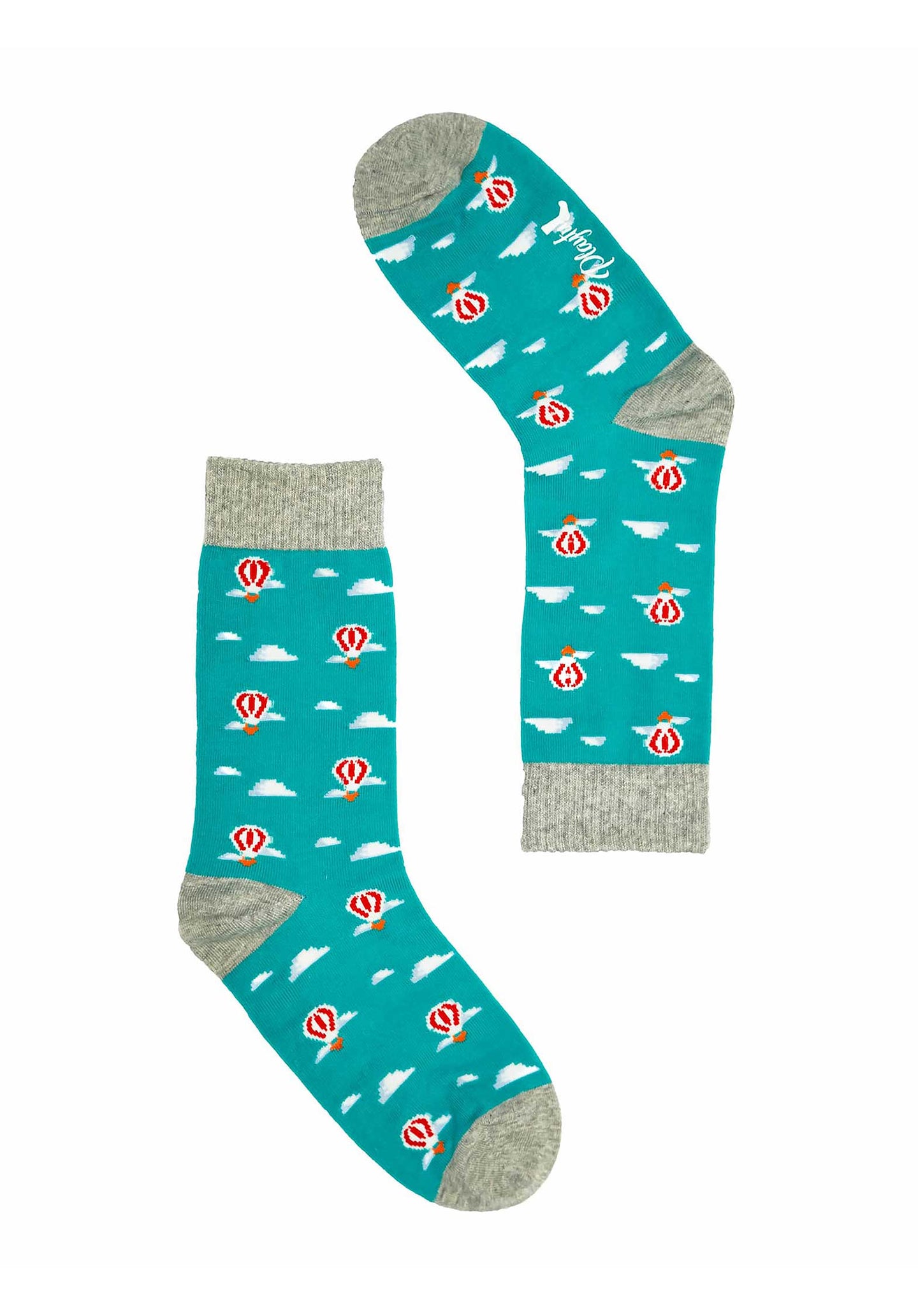 Socks Hot Air Balloon Blue