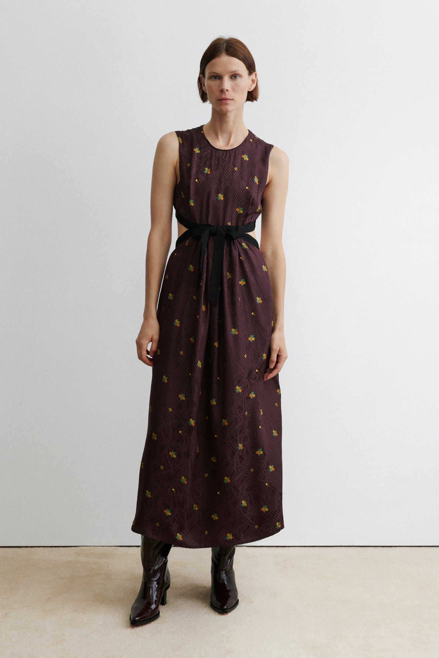 Dress Noah Bordeaux