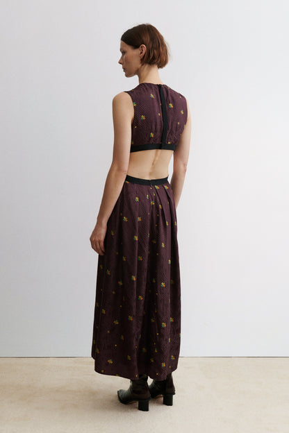 Dress Noah Bordeaux
