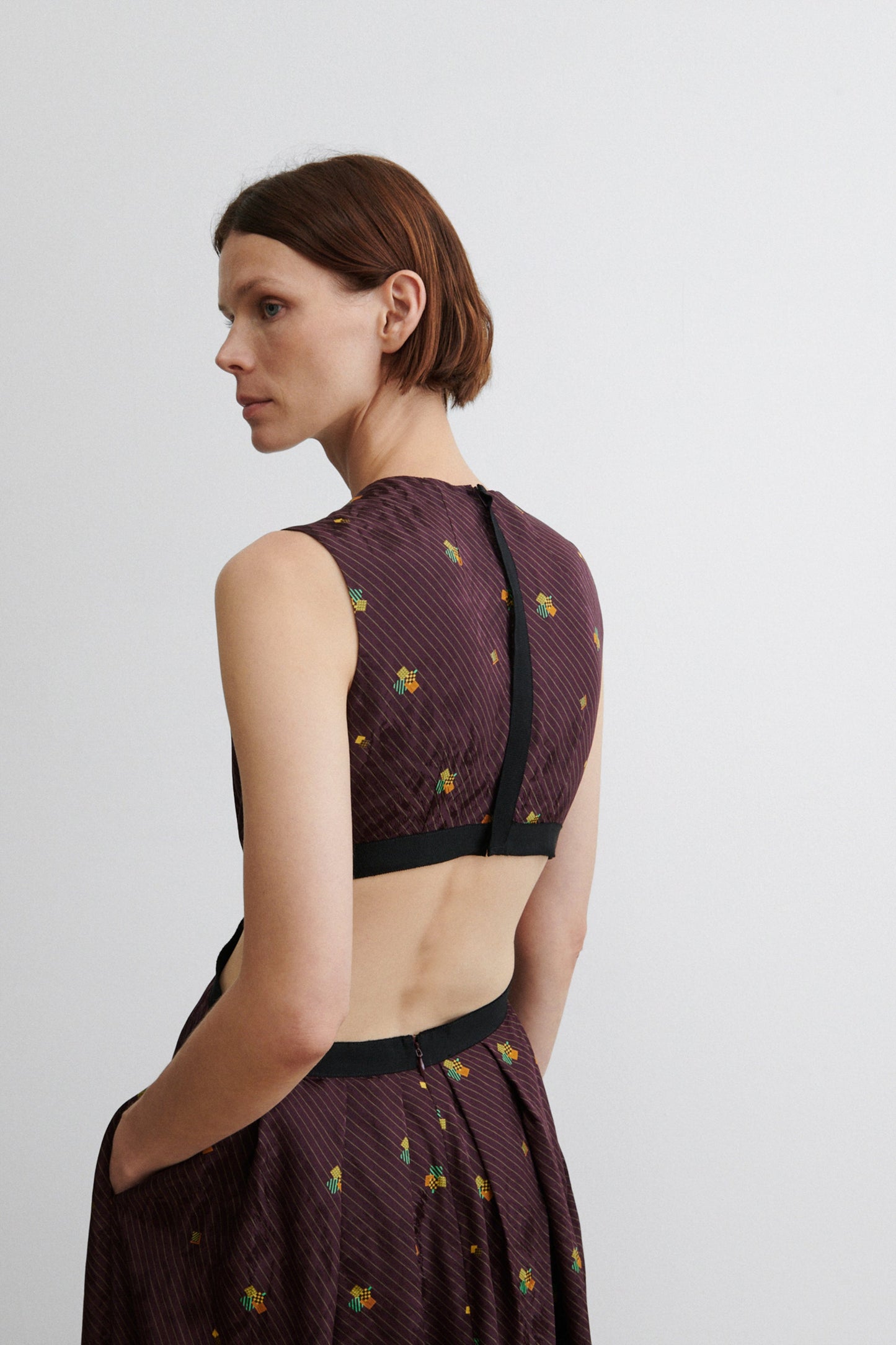 Dress Noah Bordeaux