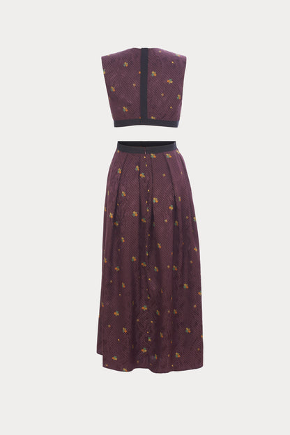 Dress Noah Bordeaux