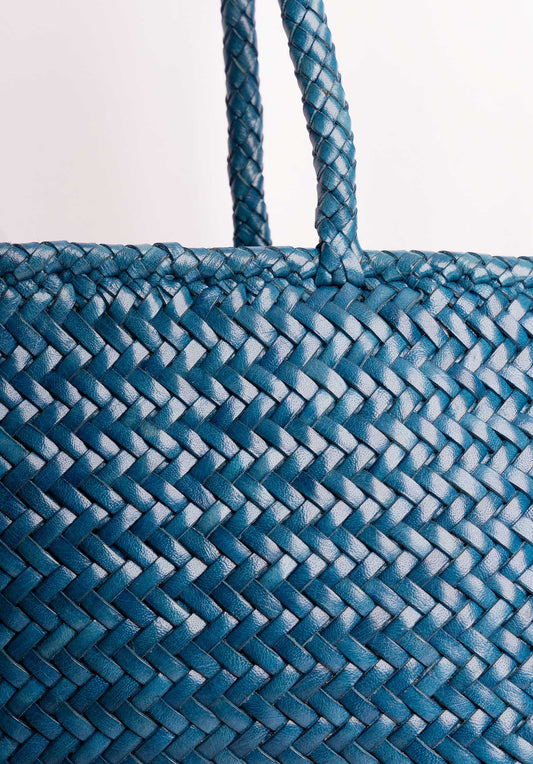 Shoulder Bag Grace Basket Sma Ocean