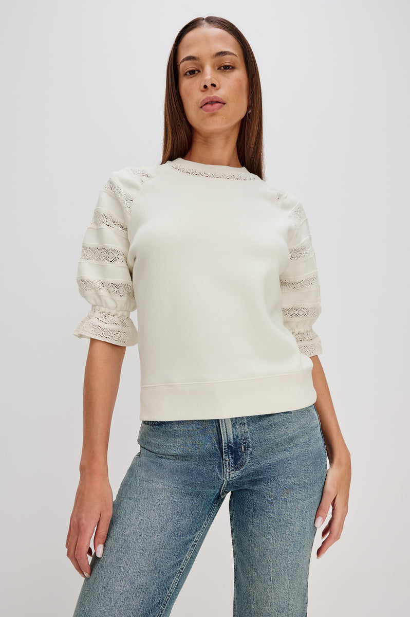 Sweatshirt Aggy 003 Ivory