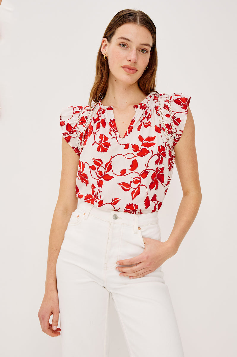 Blouse Allea 8612 Red-Jasmine