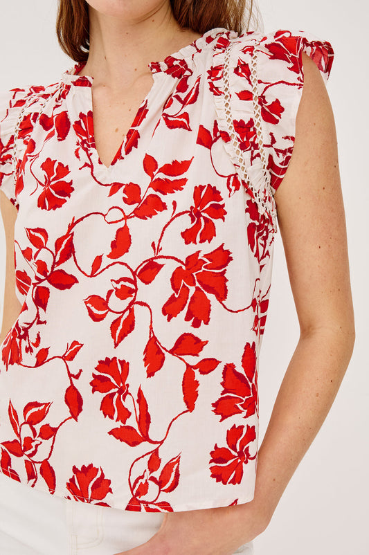 Blouse Allea 8612 Red-Jasmine